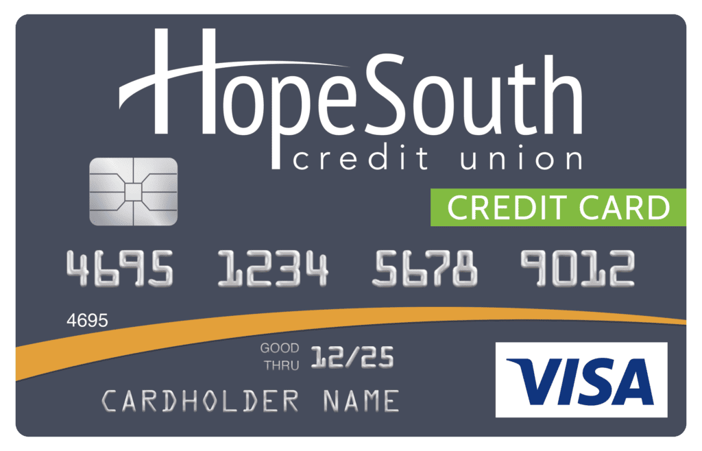 HopeSouth Credit Union Credit Card mockup